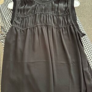 Max Studio Black Sleeveless Blouse